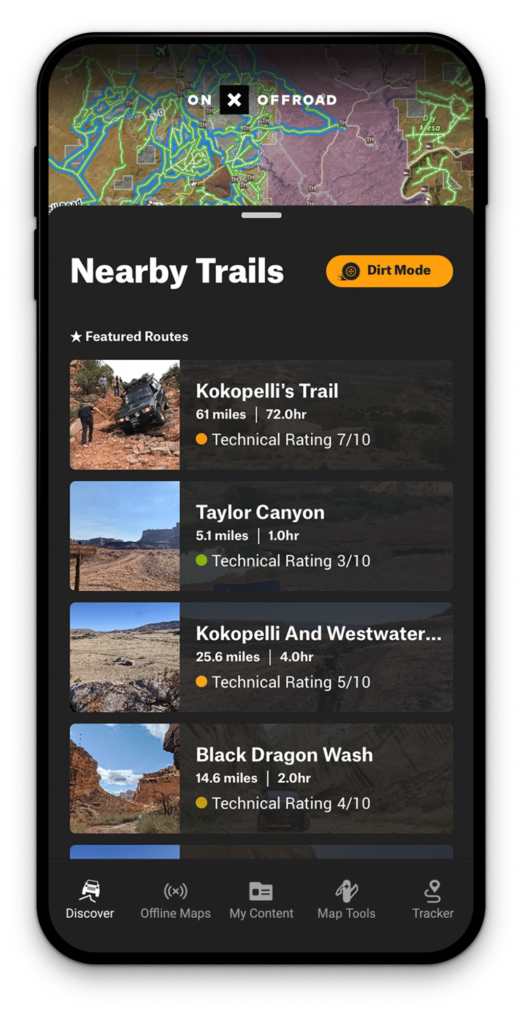 offroad trails